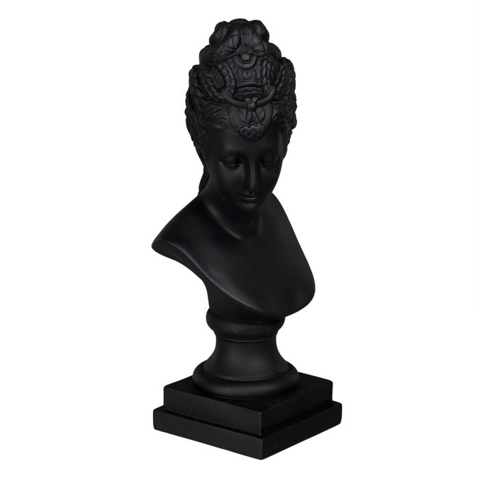 BigBuy Home Figurine Décorative Noir 16,7 x 14,5 x 39 cm BigBuy Home Figurine Décorative Noir 16,7 x 14,5 x 39 cm