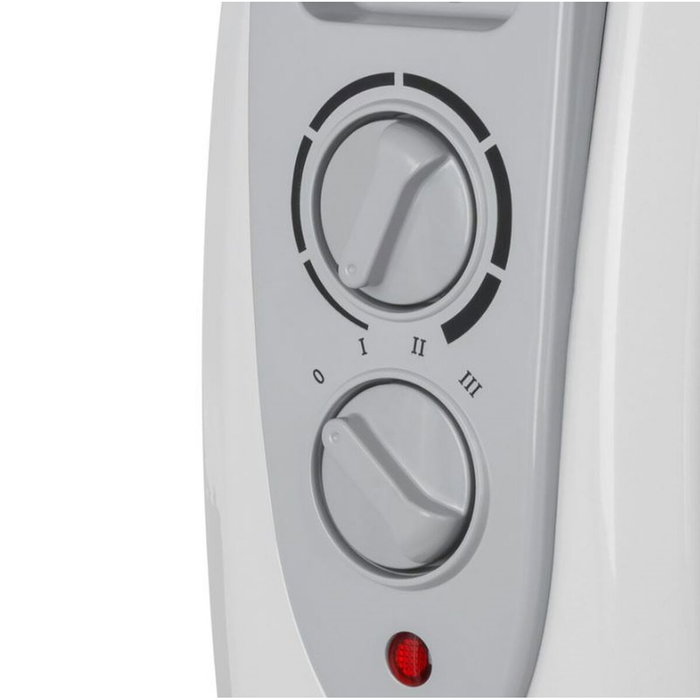 N'oveen Radiateur à Huile OH1199 Blanc 2500 W