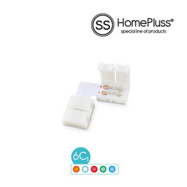 HomePluSS Sac de 2 connecteurs en forme de L pour ruban LED monochrome