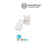 HomePluSS Sac de 2 connecteurs en forme de L pour ruban LED monochrome