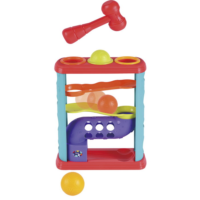 Tachan - Jeu Zigzag à Marteau avec Billes Multicolores - Développe la Motricité Fine et la Coordination - Jouet d'Éveil pour Enfant dès 12 Mois Tachan - Jeu Zigzag à Marteau avec Billes Multicolores - Développe la Motricité Fine et la Coordination - Jouet d'Éveil pour Enfant dès 12 Mois