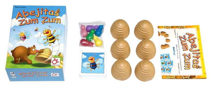 Mercurio - Juego Abejitas Zum Zum - Jeu de société de cartes pour enfants à partir de 4 ans, en espagnol