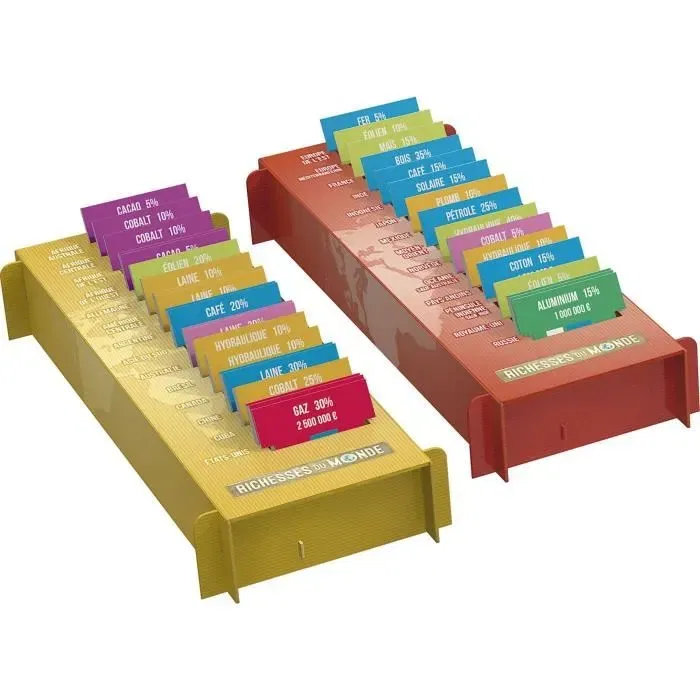 Lansay - Jeu de société Richesse du Monde - Version originale - 2 à 6 joueurs - Dès 8 ans