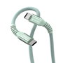 Verbatim Câble Magnétique Sync & Charge USB-C vers USB-C 100W 120cm Vert