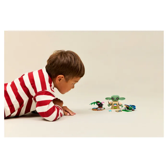 Lego - 75443 - Set de Construction LEGO Star Wars Chez Grogu, Jeu de Brique pour Enfants Fille et Garçon dès 4 ans - Cadeau