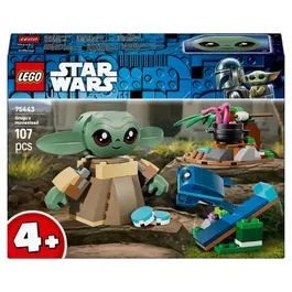 Lego - 75443 - Set de Construction LEGO Star Wars Chez Grogu, Jeu de Brique pour Enfants Fille et Garçon dès 4 ans - Cadeau