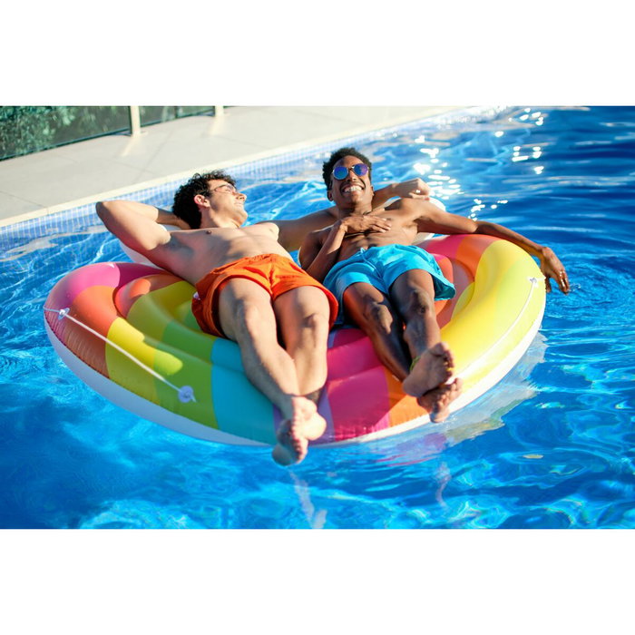Bestway Île flottante gonflable Arc-en-ciel 175x163 cm Plage et Piscine 43722