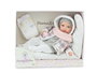 Marina & Pau Noa Pink - Poupée reborn de 40 cm avec poids, en espagnol, dans son étui