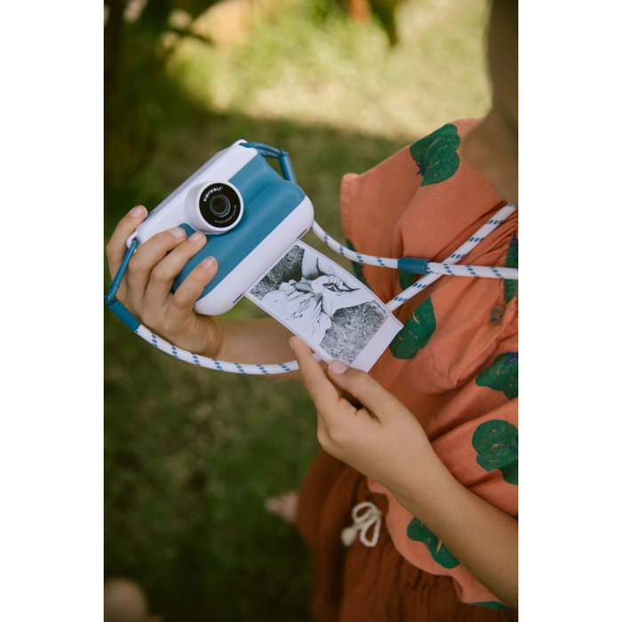 Kidywolf K-PRINT bleu Appareil photo instantané avec fonction selfie