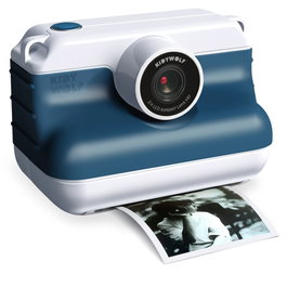 Kidywolf K-PRINT bleu Appareil photo instantané avec fonction selfie