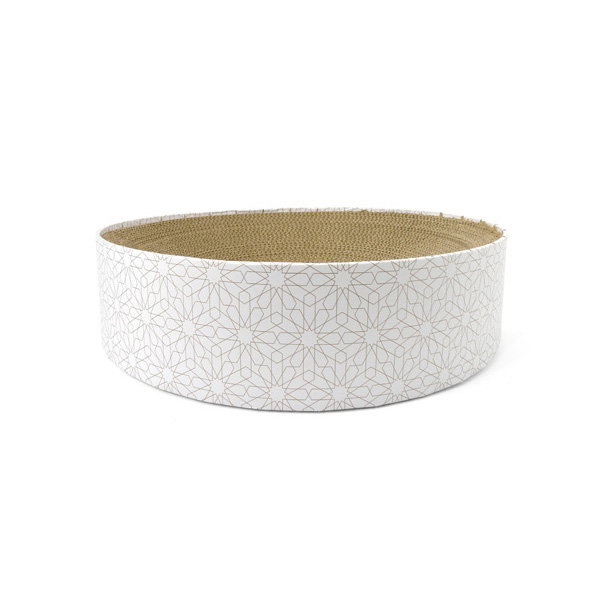 Nayeco Griffoir Ecoline en Carton avec Catnip, Forme Lit