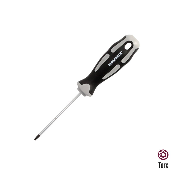 WOLFPACK LINEA PROFESIONAL Tournevis Torx Inviolable T09 x Ø 3,0 x 75 mm WOLFPACK LINEA PROFESIONAL Tournevis Torx Inviolable T09 x Ø 3,0 x 75 mm