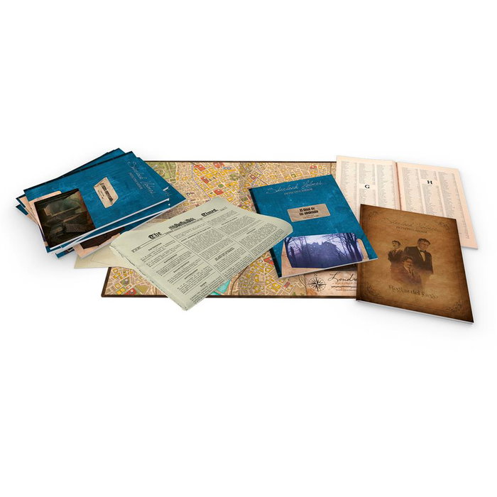 Space Cowboys Sherlock Holmes Carlton House & Queen's Park Jeu de société coopératif d'enquête 1-8 joueurs Version espagnole