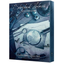 Space Cowboys Sherlock Holmes Carlton House & Queen's Park Jeu de société coopératif d'enquête 1-8 joueurs Version espagnole