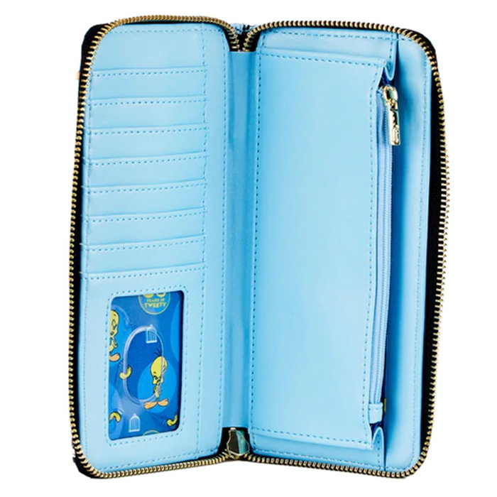 Loungefly Portefeuille Looney Tunes Piolin & Sylvester 80e Anniversaire Cuir Végétalien