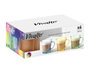 VIVALTO Assortiment de 24 Jars Mug 385 ml - 6 Couleurs