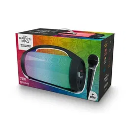Bigben Enceinte Bluetooth PARTYBTPRO, 75W, effets lumineux, batterie rechargeable, lecteur USB/micro-SD, entrée AUX, avec micro, 38 cm