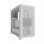 Corsair 3000D AIRFLOW CC-9011252-WW - Boîtier PC ATX Moyen-Tour Blanc avec 3 Ventilateurs AR120 RGB - Refroidissement optimal