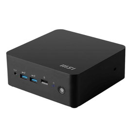 MSI Cubi NUC 1MG-208ES Mini PC Barebone Intel Core i3-13100U DDR5 SO-DIMM USB 3.2 Thunderbolt 4 HDMI 2.0b Wi-Fi 6E Bluetooth 5.3