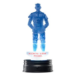 Hasbro Star Wars The Black Series Holocomm Collection Figurine Darth Maul Articulée 15 cm avec Disque Holographique Lumineux - G0276