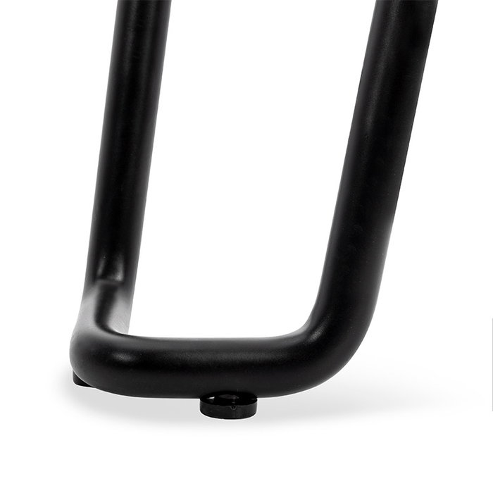 Q&Q Patas Metálicas Vernice H100-H120 - Base de mesa en acero con acabado negro mate, antideslizante, montaje rápido, estable - Paire pour tableros