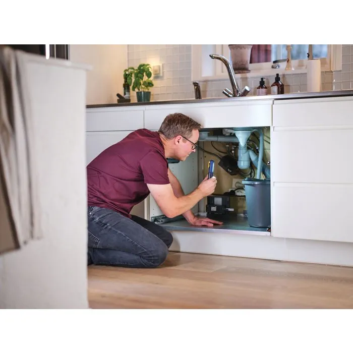 Rapid 5001732 - Lampe d'inspection LED The Inspector - 150 et 50 Lumens - Magnétique avec crochet - Rechargeable USB-C - IP42