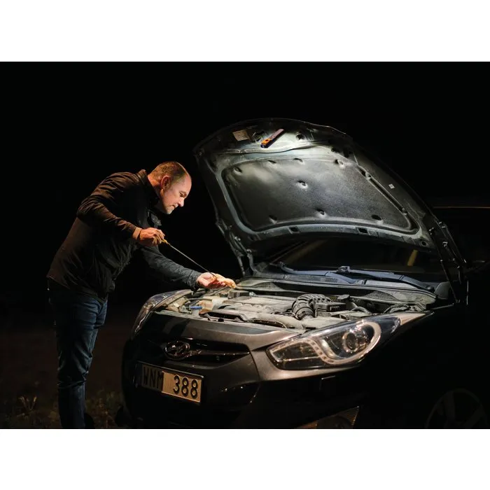 Rapid 5001732 - Lampe d'inspection LED The Inspector - 150 et 50 Lumens - Magnétique avec crochet - Rechargeable USB-C - IP42