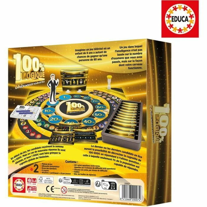 Educa 100% Logique La Réponse est sous vos yeux Educa 100% Logique La Réponse est sous vos yeux