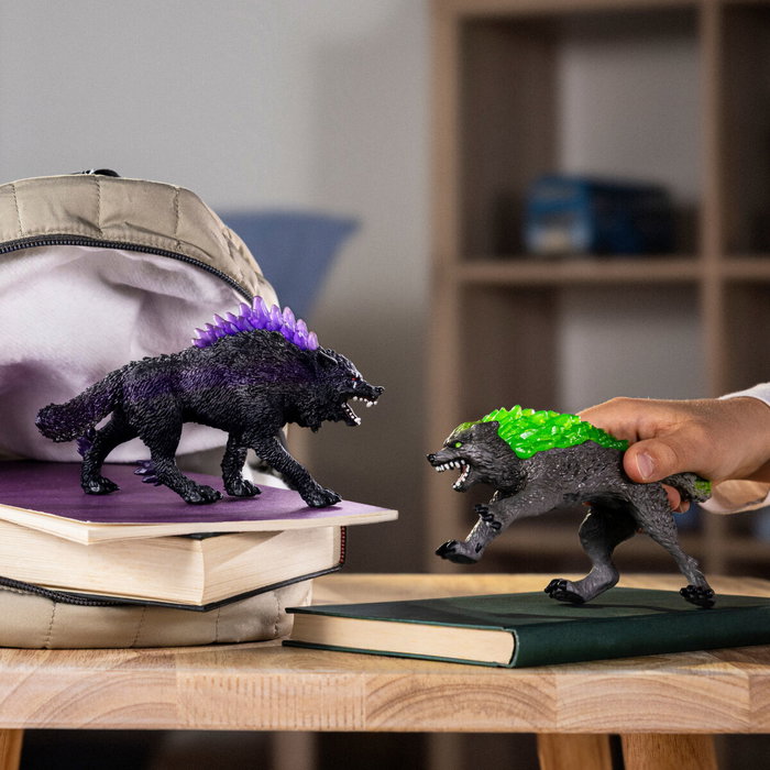 Schleich Set de créatures Eldrador Creatures - Loup des Ombres et Loup de Pierre Schleich Set de créatures Eldrador Creatures - Loup des Ombres et Loup de Pierre
