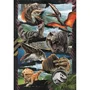 Clementoni Puzzle 300 Pièces Super Jurassic World - Affiche de Film Dinosaures - Jeu Éducatif et Décoratif pour Enfants dès 3 ans (48,5 x 33,5 cm)
