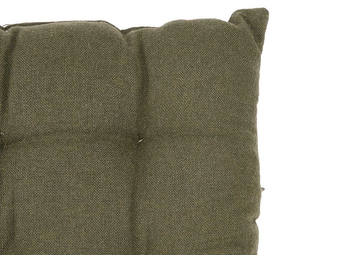 Giftdecor Coussin de Chaise Vert 40 x 5 x 40 cm Coton et Polyester (Set de 12)