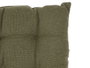 Giftdecor Coussin de Chaise Vert 40 x 5 x 40 cm Coton et Polyester (Set de 12)