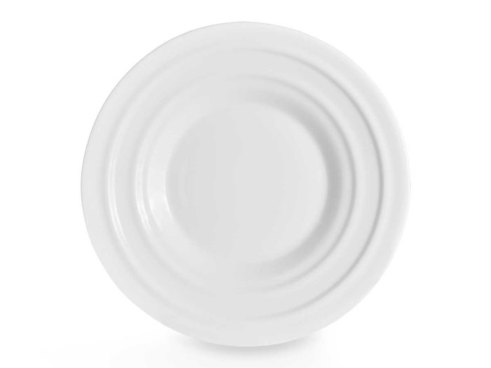 Vivalto Assiette à dessert Ondas Opal 19 cm Blanc (Set de 24)
