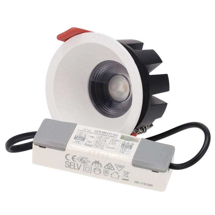Spot encastré LED CCT 8 W Osram Ø 75 mm