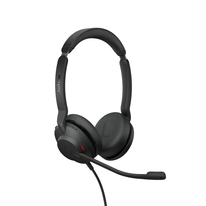 Jabra Evolve2 30 - Casque micro USB-A/USC-C filaire supra-auriculaire pour téléphonie avec réduction de bruit passive, plug-and-play, 2 ans garantie