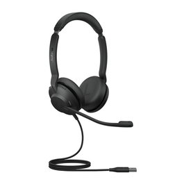Jabra Evolve2 30 - Casque micro USB-A/USC-C filaire supra-auriculaire pour téléphonie avec réduction de bruit passive, plug-and-play, 2 ans garantie