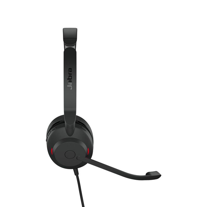 Jabra Evolve2 30 - Casque micro USB-A/USC-C filaire supra-auriculaire pour téléphonie avec réduction de bruit passive, plug-and-play, 2 ans garantie