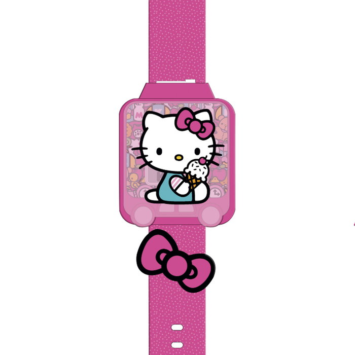 Kids Licensing Montre digitale éducative Hello Kitty avec jeux pour enfants, modèle Gen4148 Kids Licensing Montre digitale éducative Hello Kitty avec jeux pour enfants, modèle Gen4148