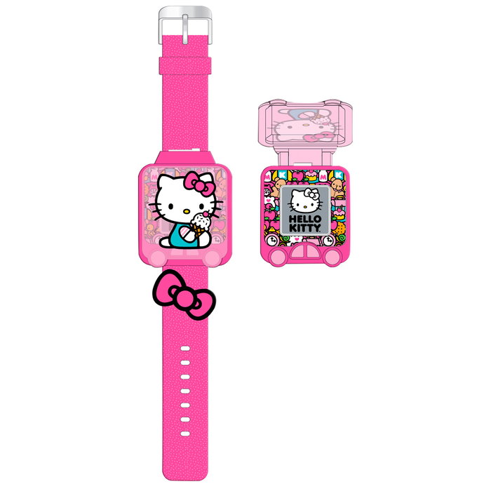 Kids Licensing Montre digitale éducative Hello Kitty avec jeux pour enfants, modèle Gen4148 Kids Licensing Montre digitale éducative Hello Kitty avec jeux pour enfants, modèle Gen4148