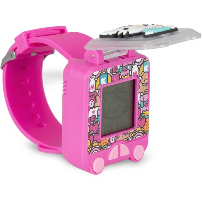 Kids Licensing Montre éducative et à jeux Hello Kitty - GEN4148 - 5 jeux, changement de fond d'écran, fonction chronomètre - Pile incluse