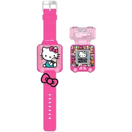 Kids Licensing Montre éducative et à jeux Hello Kitty - GEN4148 - 5 jeux, changement de fond d'écran, fonction chronomètre - Pile incluse