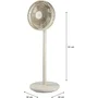DOMO Ventilateur sur Pied et sur Table 2 en 1 - 3 Vitesses - 7 Pales - Silencieux - 55 W - Couleur Sable