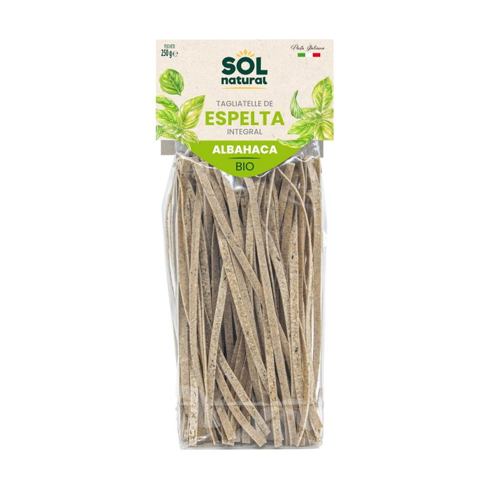 Sol Natural Tagliatelle d'épeautre intégral au basilic Bio 250g
