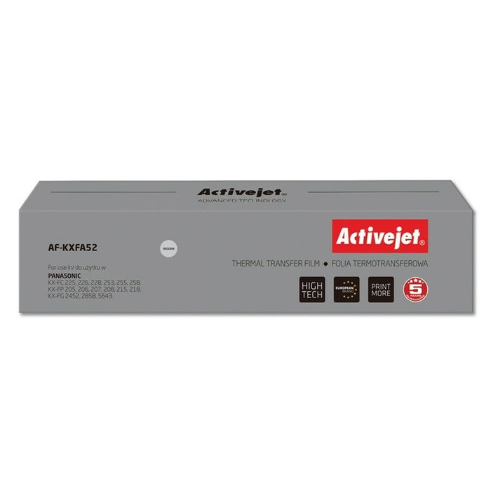 Rouleau de papier pour fax Activejet AF-KXFA52 Rouleau de papier pour fax Activejet AF-KXFA52