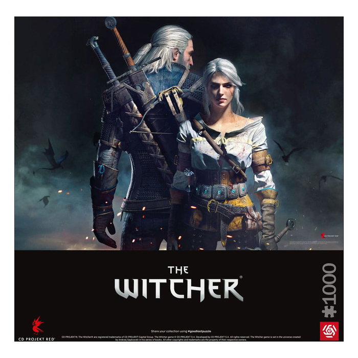 The Witcher puzzle Gaming Geralt & Ciri (1000 pièces) The Witcher puzzle Gaming Geralt & Ciri (1000 pièces)