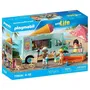 Playmobil 71904 - Camion vendeur de glaces avec 3 personnages - Set 'My Life Vacances à la plage' - Design rétro années 50 - 101 pièces - À partir de 4 ans