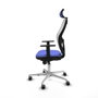 Piqueras y Crespo Chaise de Bureau Jorquera 1D086G2 Bleu clair