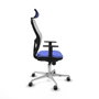 Piqueras y Crespo Chaise de Bureau Jorquera 1D086G2 Bleu clair