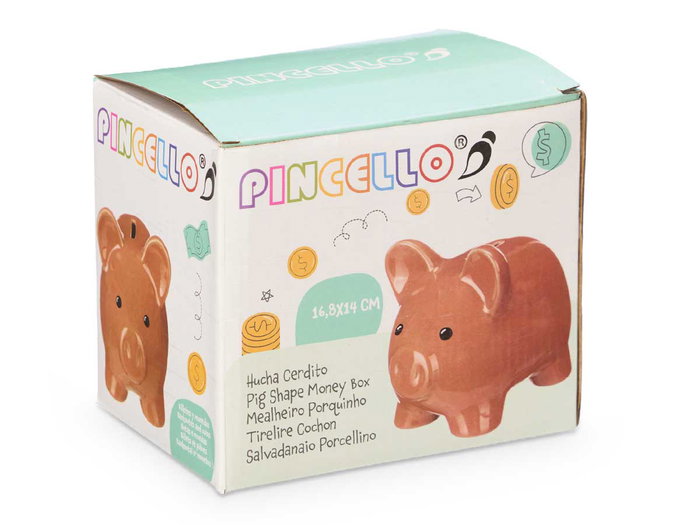 PINCELLO HUCHA CERDITO Rouge
