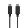 Nanocable Câble USB 2.0 3A Type USB-C vers USB-C, Noir, 1.0m